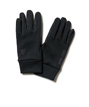 ニューエラ(NEW ERA)手袋 イータッチ フリース ウォーマーグローブ 黒 M-LLサイズ 14675881