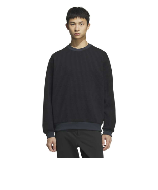 アディダス（adidas）プレミアム カジュアル レギュラーフィット ローゲージニット スウェット LB804-JZ8745