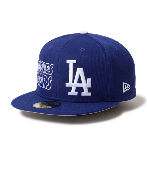 ニューエラ(NEW ERA)キャップ 59FIFTY Neon Tube ネオンチューブロゴ ロサンゼルス・ドジャース ダークロイヤル 青 14668133