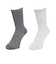 クー（Coo.）靴下 3層 クルーソックス 2足組 22.0～25.0センチ グレー 灰色  895CO5GSA0129 GRY