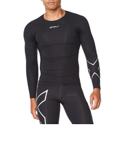 ツー・タイムズ・ユー(2XU)PWXコンプレッション ロングスリーブトップ MA6398A-BLK/SIL