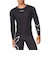 ツー・タイムズ・ユー（2XU）PWXコンプレッション ロングスリーブトップ MA6398A-BLK/SIL