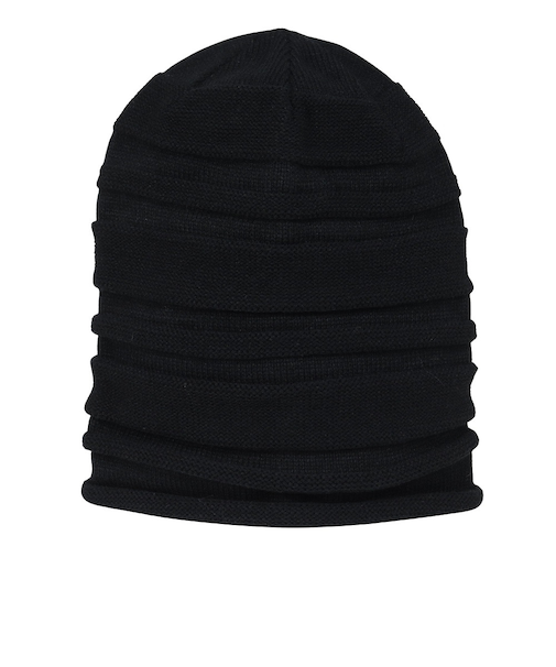 クー（Coo.）帽子 ニットキャップ ビッグワッチ 黒 ブラック 897CO5ST0024 BLK
