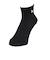 ニューエラ（NEW ERA）靴下 スニーカー丈 ソックス BLACK/WH 黒 23-25cm 14886685 抗菌 防臭