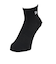 ニューエラ（NEW ERA）靴下 スニーカー丈 ソックス BLACK/WH 黒 23-25cm 14886685 抗菌 防臭