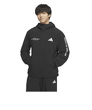 アディダス（adidas）アダプテーション レギュラーフィット ストレッチ ウーブン フード付き フルジップ トラックトップ Z4786-KA1240