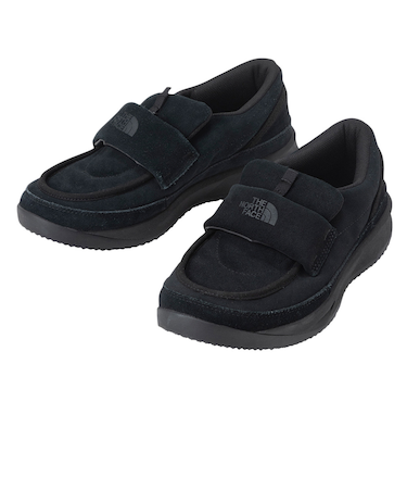 ザ・ノース・フェイス(THE NORTH FACE)カジュアルシューズ ヌプシ ローファー スエード ブラック NF52576 KK 防寒 シューズ