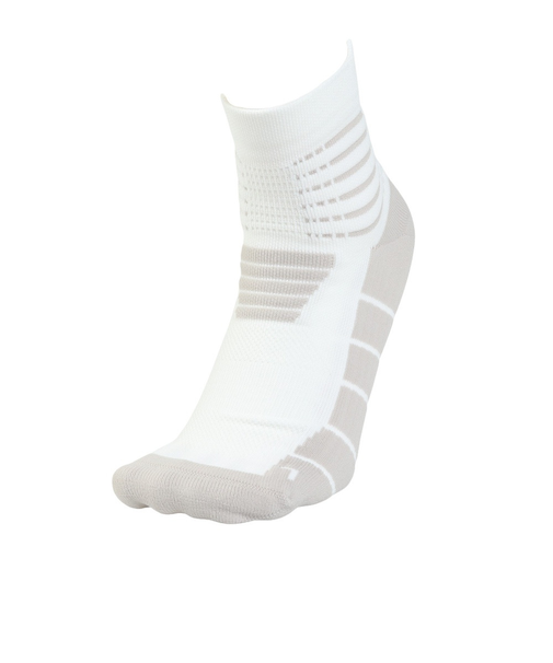 デュアリグ（DUARIG）ソックス サポート ミドル 1足組 白 25.0cm 5F0028-WASK-894GSA WHT 靴下 スポーツ クルー丈