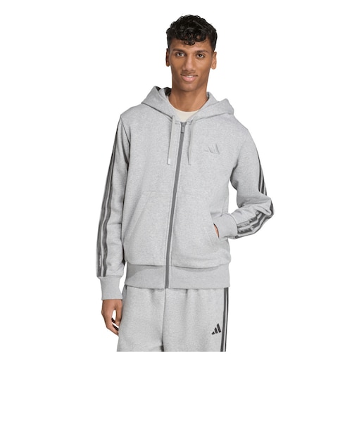 アディダス（adidas）ホリデー スリーストライプス フルジップ
