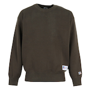 ラッセル（RUSSELL）スウェットライク クルーネック ニットシャツ RBM25F0015 KHK