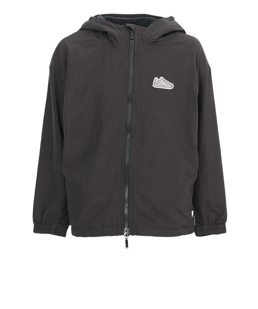 ニューバランス（new balance）ジュニア シューパッチウインドジャケット 裏起毛 ABJ55564BLK