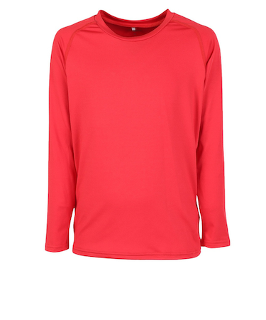 デュアリグ(DUARIG)ジュニア サッカーウェア ストレッチマルクビ 長袖インナーシャツ 3F0011-SCWR-742ES RED