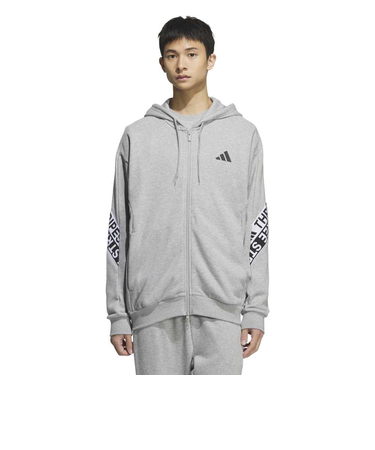 アディダス（adidas）ワーディングパック ルーズフィット ヘビー フレンチテリー フルジップパーカー QD549-KA1277