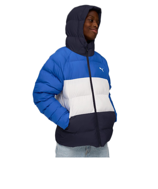 プーマ（PUMA）ジュニア シンセティック フーデッド パッファー ジャケット 691162 13 BLU