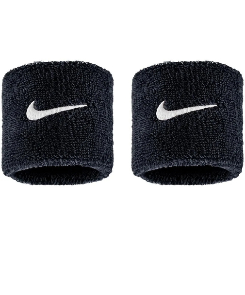 ナイキ（NIKE）リストバンド スウッシュ クラシック 2P ブラック×ホワイト BN3000-010