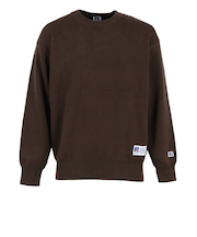 ラッセル（RUSSELL）スウェットライク クルーネック ニットシャツ RBM25F0015 BRN