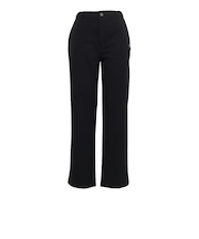 ルコックスポルティフ（lecoqsportif）エアスタイリッシュパンツ ヒートナビ 前開きストレート LT5FLP41L BK00