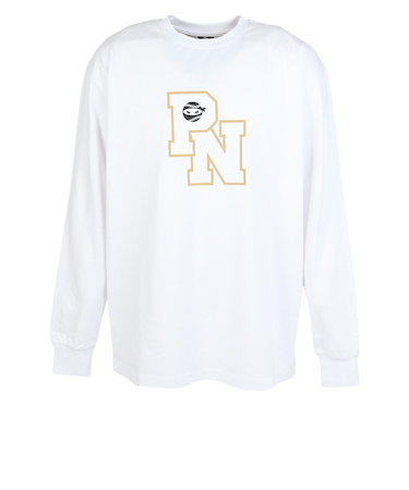 PITCHING NINJA（PITCHING NINJA ）野球ウェア PNロゴ 長袖Tシャツ OT0325FW0001-WHT