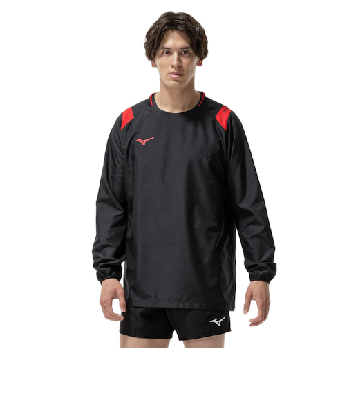 ミズノ（MIZUNO）バレーボールウェア BASIC 長袖ピステ V2MEC53196