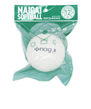 内外ゴム(ナイガイゴム)ソフトボール ボール 検定球 12インチ ヘッダー 136702