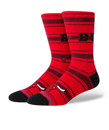 スタンス(STANCE)バスケットボール ソックス BULLS HOMESICK CREW シカゴ・ブルズ A556D25BHC#RED