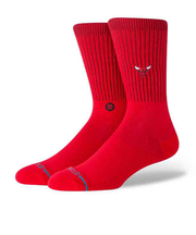 スタンス（STANCE）バスケットボール ソックス BULLS BADGED CREW シカゴ・ブルズ A556D25BBC#RED