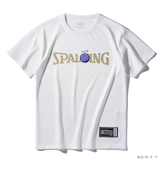 スポルディング（SPALDING）ジュニア Tシャツ ONE PIECEメラメラの実 ボールプリント SJT25160PWH
