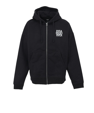 ルーカ（RVCA）NEW STCK ジップ WRWB フーディ BF042017 BLK