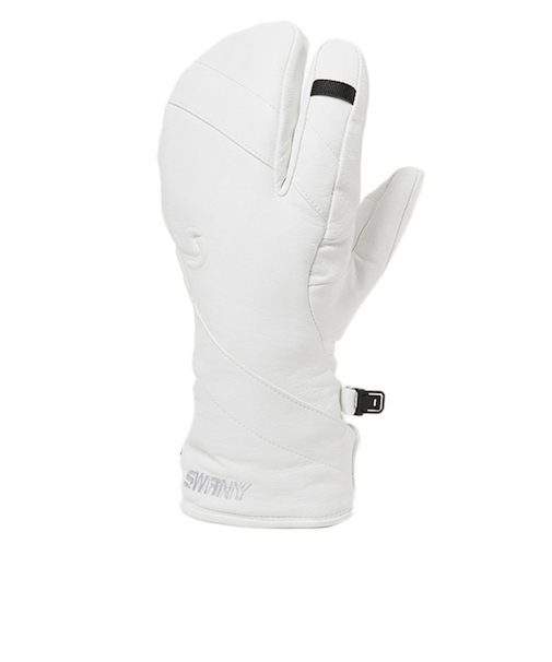スワニー(SWANY GLOVES)ウインターグローブ 三指 ミトングローブ アラスカ 3フィンガー SX-205-WH