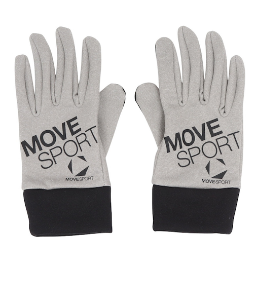 デサント（DESCENTE）防寒 ライトストレッチフィールドグローブ グレー  M-Lサイズ ST5FGV50U GY00 あったか 防寒小物