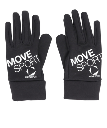 デサント（DESCENTE）防寒 ライトストレッチフィールドグローブ 黒 ブラック×ホワイト ST5FGV50U BK00 あったか 防寒小物