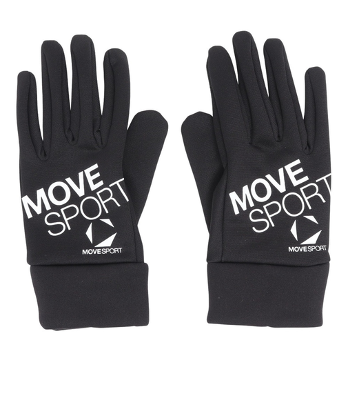 デサント（DESCENTE）防寒 ライトストレッチフィールドグローブ 黒 ブラック×ホワイト ST5FGV50U BK00 あったか 防寒小物