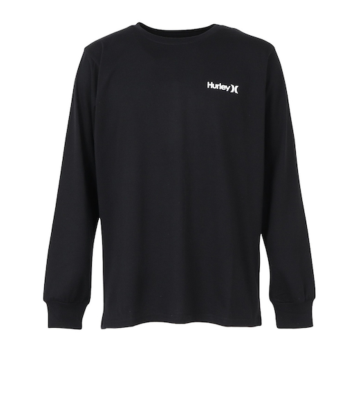ハーレー（HURLEY）レフト チェスト ワン アンド オンリー 長袖Tシャツ MCLS252069-BLK