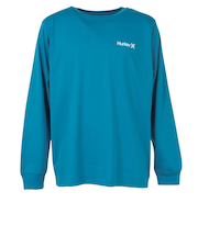 ハーレー(HURLEY)レフト チェスト ワン アンド オンリー 長袖Tシャツ MCLS252069-BLE