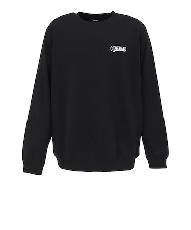 ハーレー（HURLEY）スウェット ビッグ ウェーブ クルーネック MCFL252092-BLK
