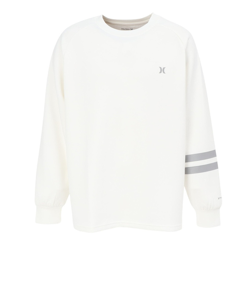 ハーレー（HURLEY）ファントム スウェット ライト ブロック パーティー 長袖Tシャツ MULS252008-WHT