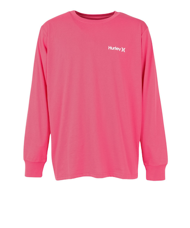 ハーレー（HURLEY）レフト チェスト ワン アンド オンリー 長袖Tシャツ MCLS252069-RED