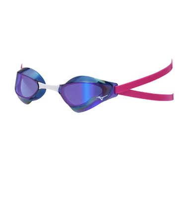 ミズノ(MIZUNO)水泳 競泳用ゴーグル GX・SONIC EYE J ノンクッション 紺 ×紫 N3JEC69115 WA承認モデル スイミングゴーグル