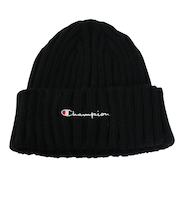 チャンピオン-ヘリテイジ（CHAMPION-HERITAGE）ニットキャップ SCRIPTロゴ リブ 黒 57-59cm C8-C715C 090