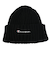 チャンピオン-ヘリテイジ（CHAMPION-HERITAGE）ニットキャップ SCRIPTロゴ リブ 黒 57-59cm C8-C715C 090