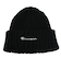 チャンピオン-ヘリテイジ（CHAMPION-HERITAGE）ニットキャップ SCRIPTロゴ リブ 黒 57-59cm C8-C715C 090