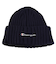 チャンピオン-ヘリテイジ（CHAMPION-HERITAGE）ニットキャップ SCRIPTロゴ リブ 紺 57-59cm C8-C715C 370