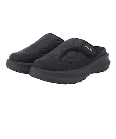 カジュアルシューズ シュラフ スライド GES ブラック SK-346 BLACK クロッグサンダル