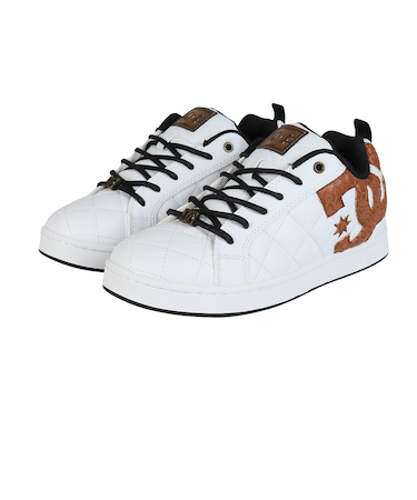 ディーシーシューズ(DC SHOES)スニーカー ボーダーシューズ アライアンス SE SN ホワイト ブラウン 25FWDM254305WBR スポーツ シ…