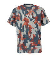 アクター(AKTR)バスケットボールウェア プレイ カモ アクターロゴ スポーツTシャツ 225-012005 NV