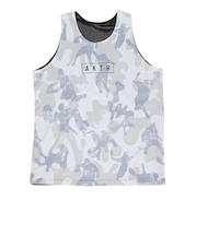 アクター(AKTR)バスケットボールウェア プレイ カモ リバーシブル タンクトップ 225-011001 WHBK