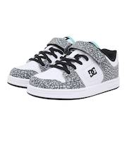 ディーシーシューズ(DC SHOES)ジュニアスニーカー ボーイズ ボーダーシューズ マンテカ 4 V SN ホワイト グレー 25FWDK254001113…