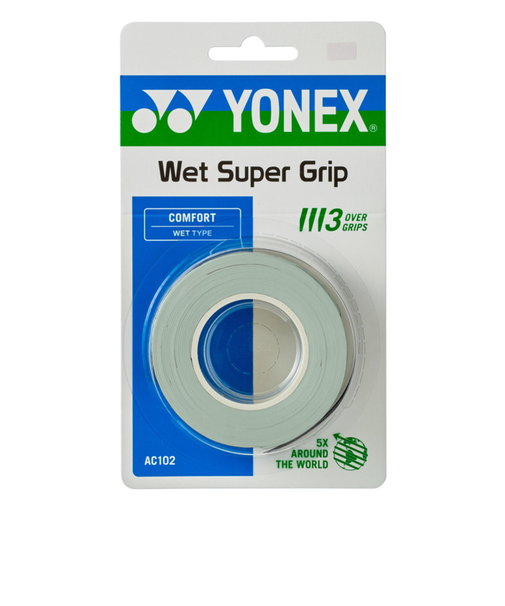 ヨネックス（YONEX）テニスグリップテープ ウェットスーパーグリップ 3本入り AC102-379
