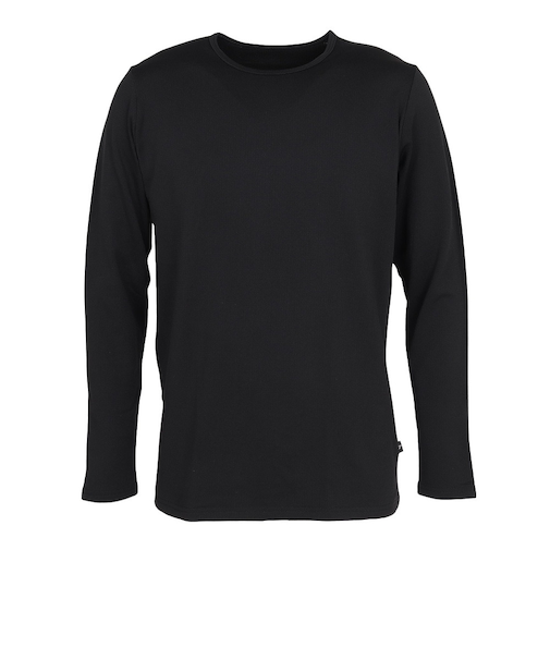 デュアリグ（DUARIG）アンダーシャツ ドライウォーム 長袖クルーネックシャツ 黒 ブラック S-3Lサイズ 5F0018-WAUW-891GC BLK