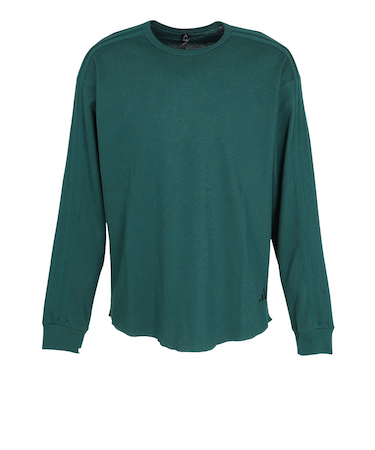 アディダス（adidas）ルーズフィット ライト ワッフル 長袖Tシャツ ゼビオ RD921-KG0773